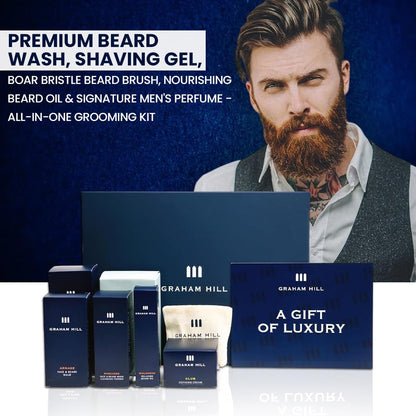 GRAHAM HILL Ultimate Beard Grooming Gift Set with £50 Gift Card