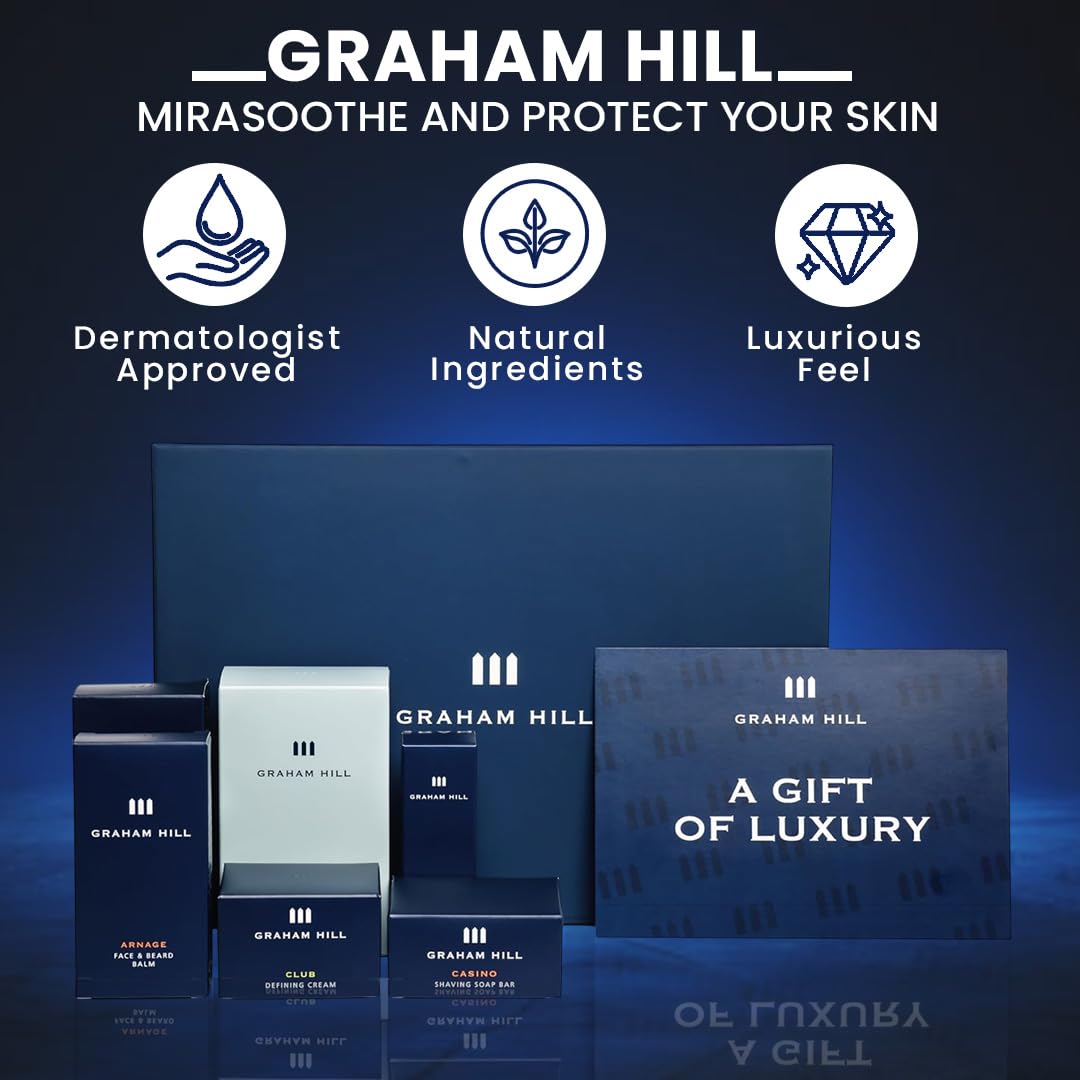 GRAHAM HILL Luxury Grooming Gift Set with £50 Gift Card